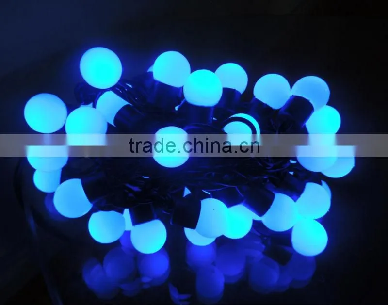 red color led bulb string