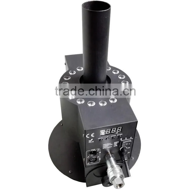 DMX512 Cryo FX Blast 5m Black Hose 3in1 RGB 18*3w CO2 Cold Ice Fog Smoke Machine 250w LED CO2 Jet Cannon