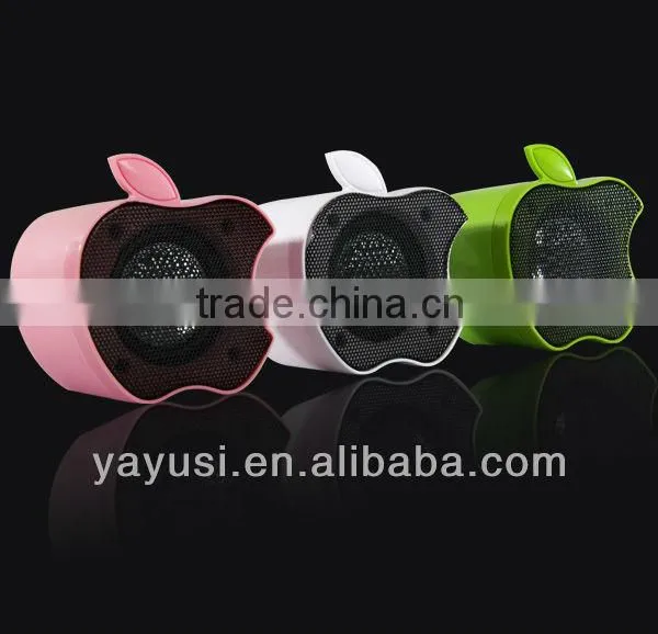 Cute shape computer speaker mono speaker for kids