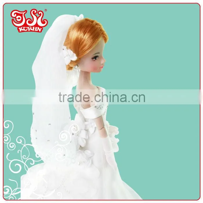 Best seller 11'' fashion bride doll vinyl doll toy