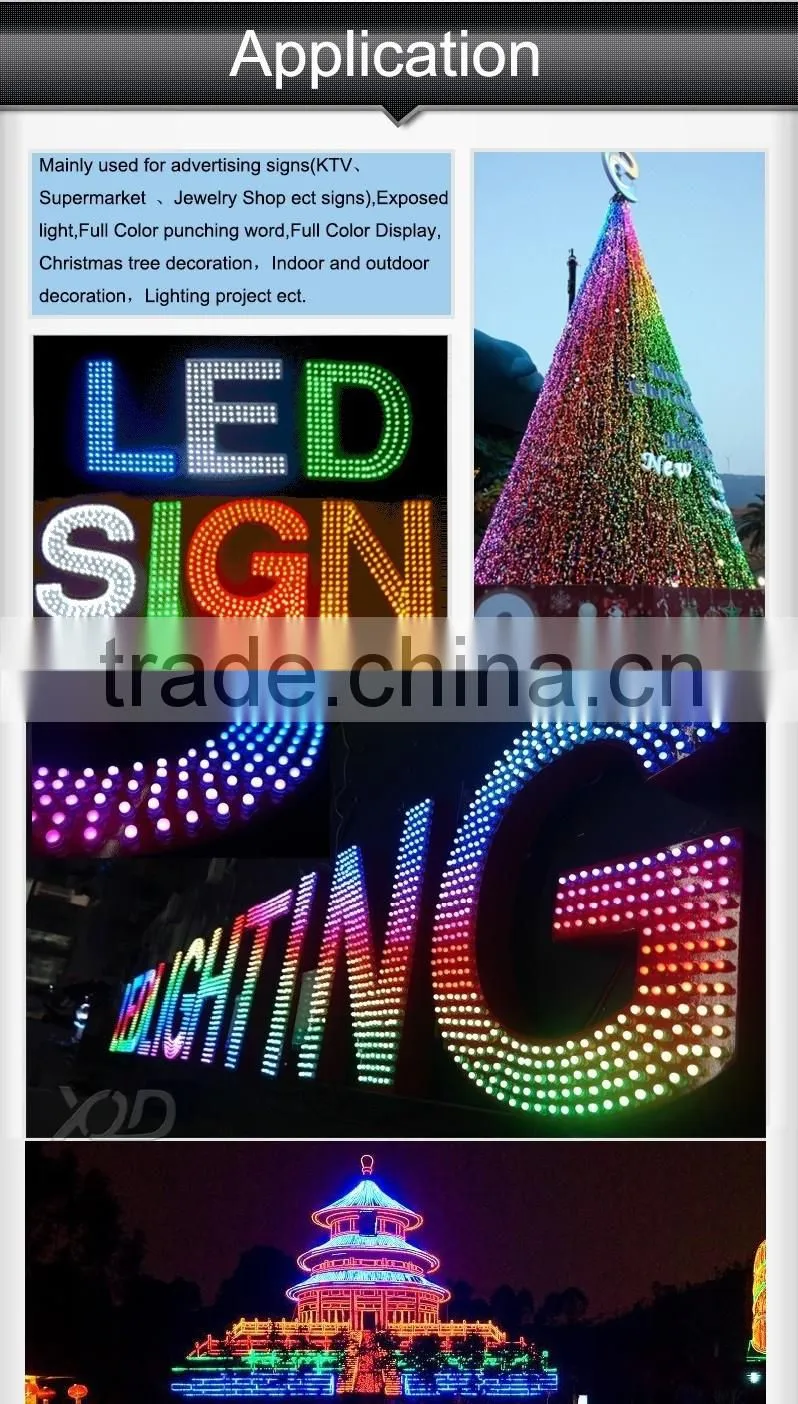 square size led pixel light for bright led signs ws 2811 ucs1903 use dj sound effects
