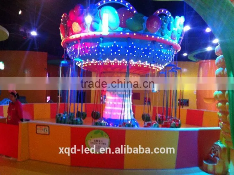 high quality signal break-point continuous transmission 9 pcs led point light 48mm amusement ride lighting
