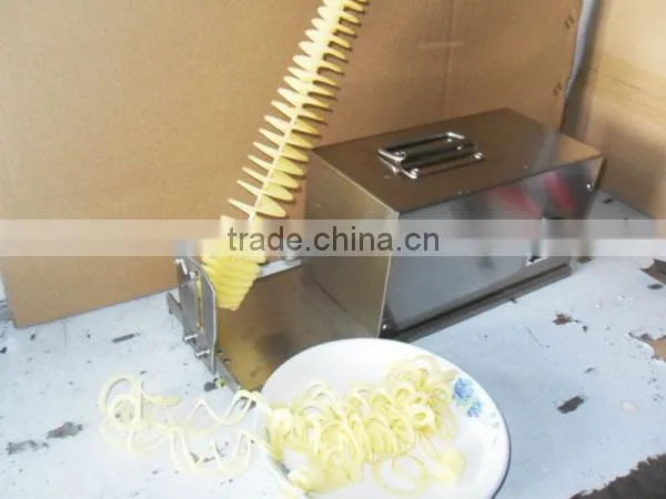 well known potato slicer electric tornado potato cutter