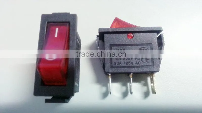rectangular solid botton thermostat switch 16A 250V Oven Dump Switch with CE