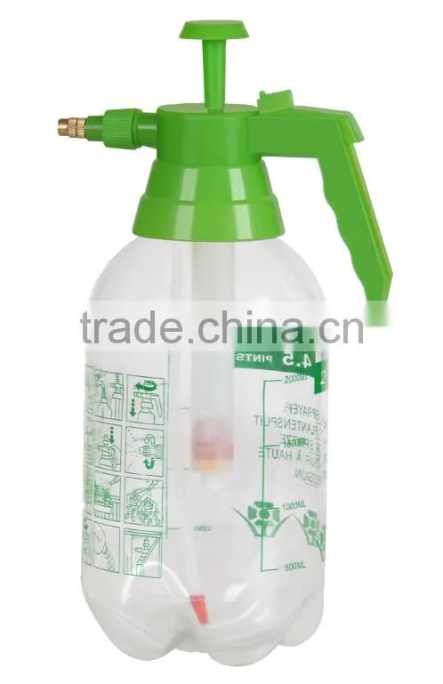 hand home1L sprayer/pressure ;transparent 1L trigger sprayer