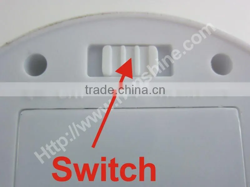 hot selling round white 220v motion sensor light with 6led