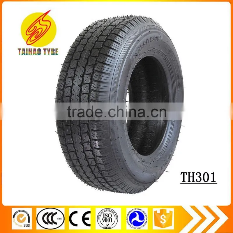 wholesale small trailer ST trailer tyre DOT "MK" USA market good quality bias trailer tires TH302 st trailer tyre 175/80D13