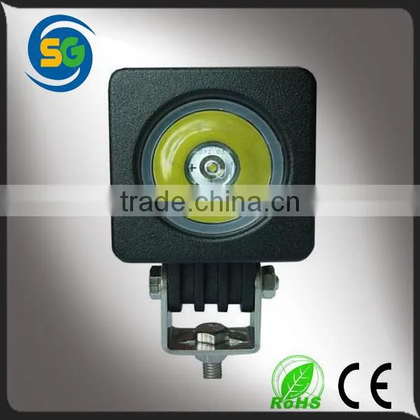 wholesale factory price 10W 9-32v auto led driving work light for 4x4 ATV, SUV, truck led work lamp, off road led work light