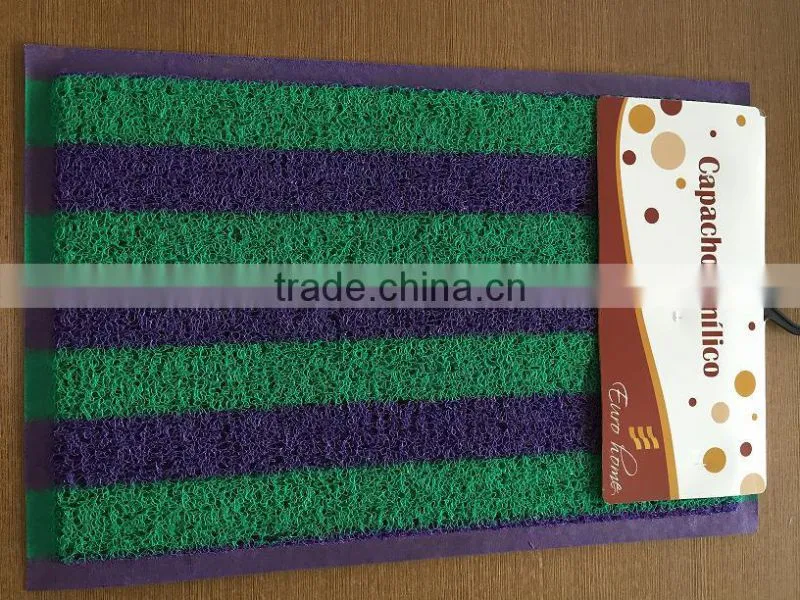 2016 New Double color Ribber 12mm thickness plastic pvc flooring