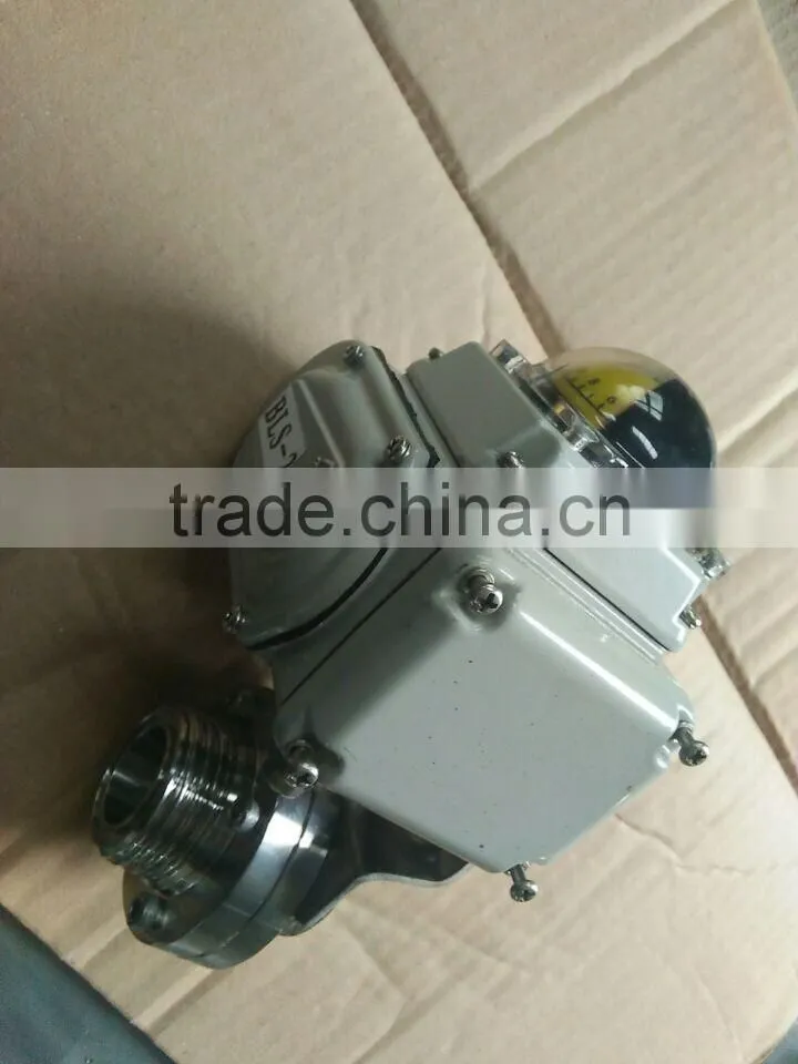 Popular Tri-clamp connection electric/penumatic butterfly valve