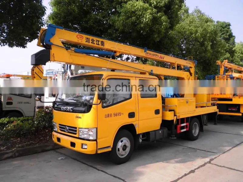 Dongfeng 12~16meters hydraulic aerial cage from original factory for sale