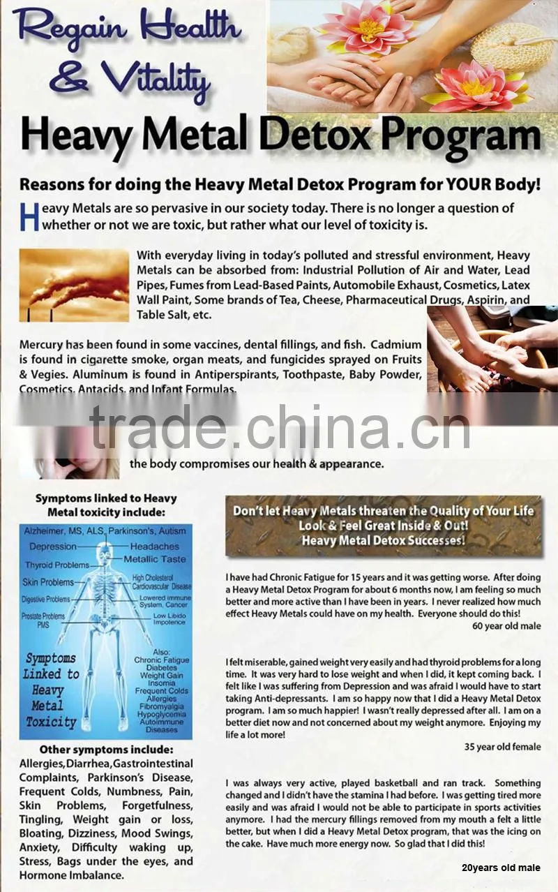 2017 Dual iron detox foot spa With Dual system of detoxification spa