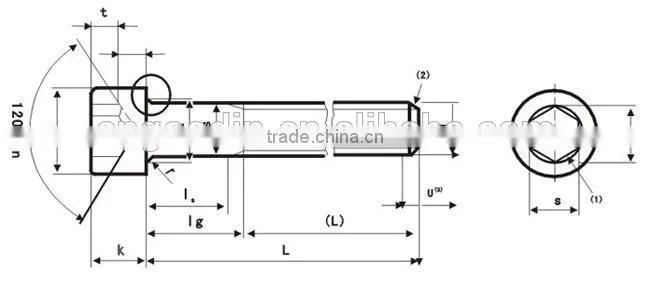STAINLESS STEEL DIN912 SOCKET SET SCREW