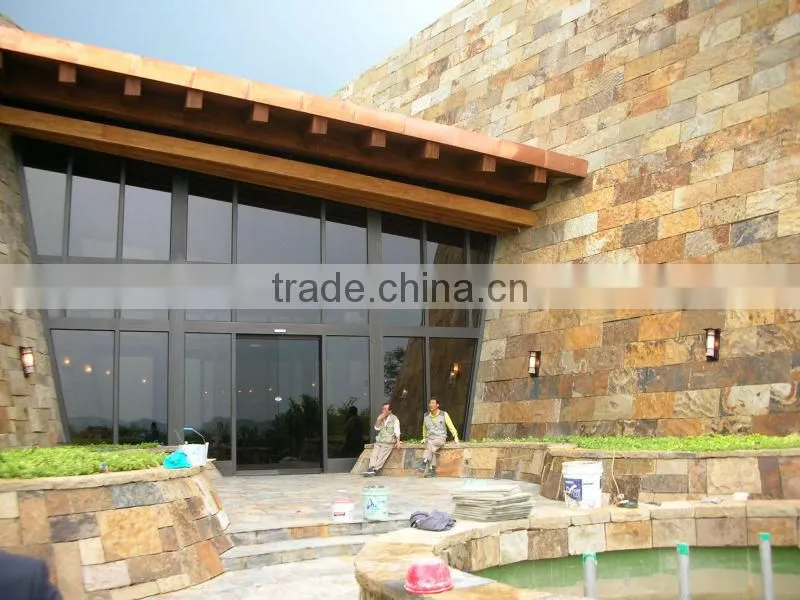 Black roof flooring slate