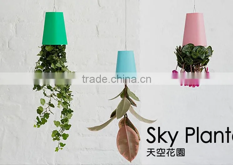 CT-457 Sky Planter Hanging Indoor suspension Flower Pot Upside Down Plant Pot 105x105x100mm