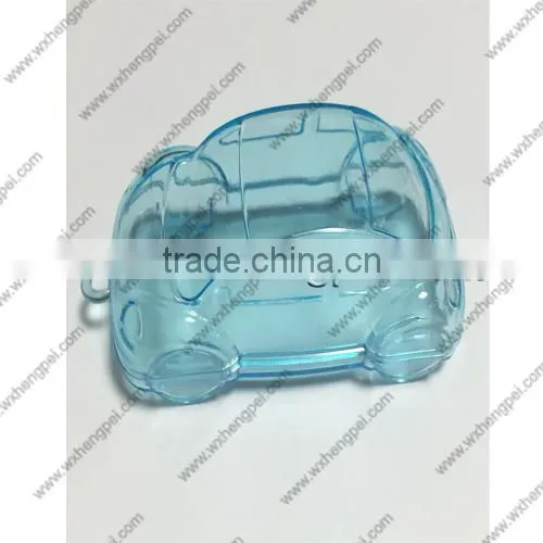 Cleverish portable cute car plastic storage jewelry wedding box kit