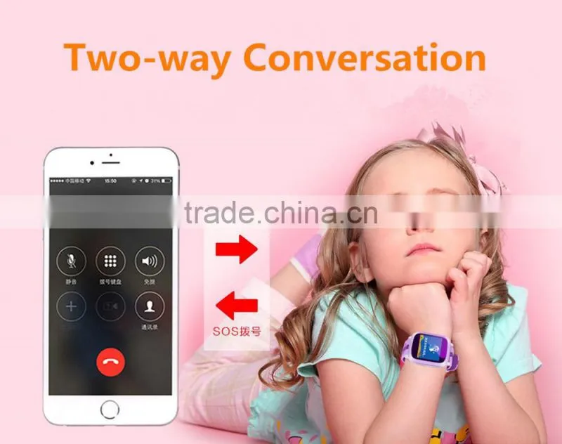 Waterproof Smart GPS Watch For Kids with Russian and English Language