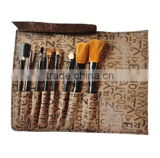 8 pcs popular quality best travel professional makeup brush sets eye makeup