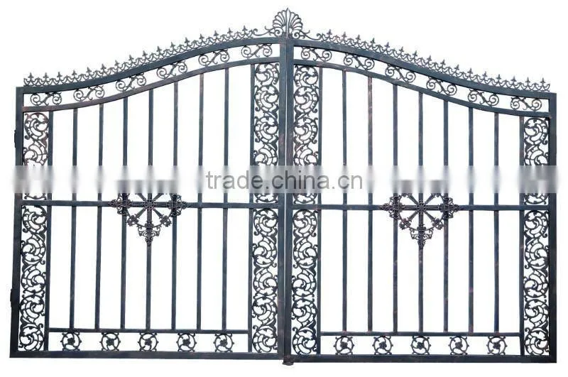 modern galvanized cast iron building Sliding gates