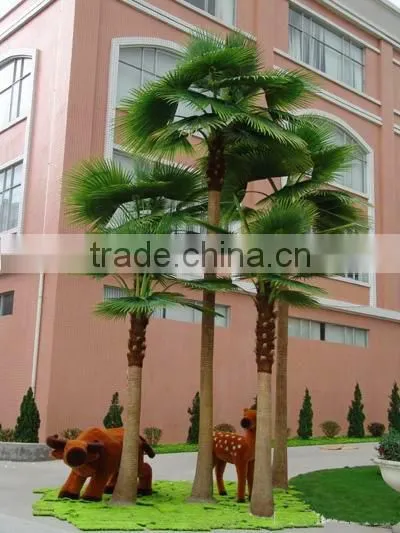 artificial palm tree indoor decoration house /hotel plastic palm tree canada