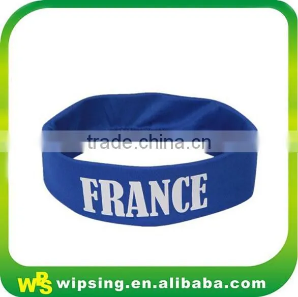 High quality custom logo printed cotton stretch headbands