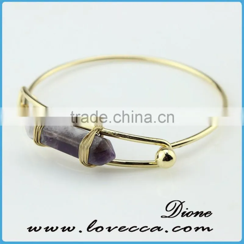 High Quality Fashion Bohemian Artificial Semi-precious Stones Turquoise Bracelet