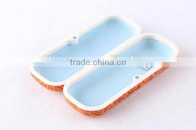 Printed PU glasses box with magnet PU glasses case