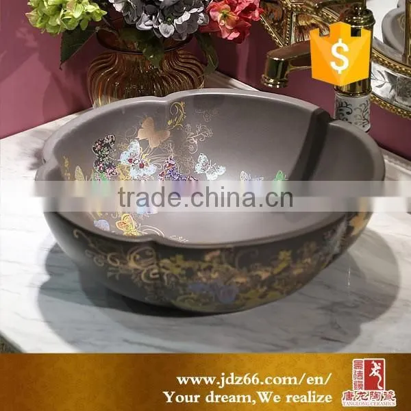 Jingdezhen ceramic washbasin table top hand wash basin