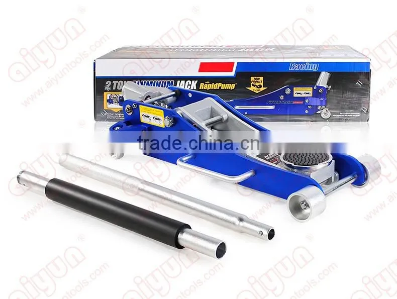 1.5T-3T Liftmaster 2Ton Aluminium jack Low Profile High Lift Trolley Race hydraulic Floor Jack car jack