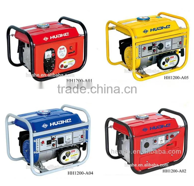 750w 2 stroke 1e45 gasoline engine generator,single cylinder generator sale