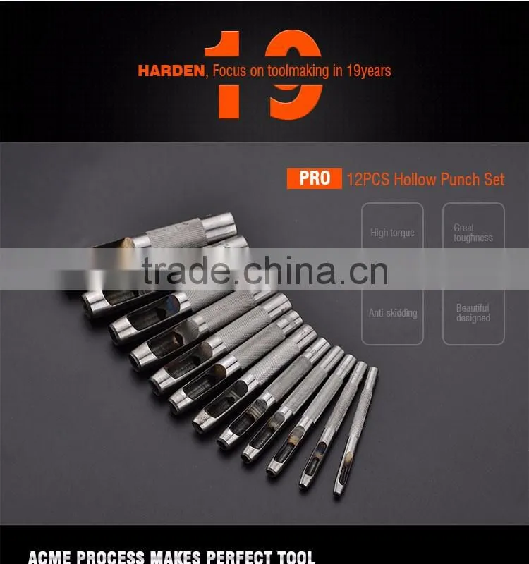 Professional Hollow Punch Set