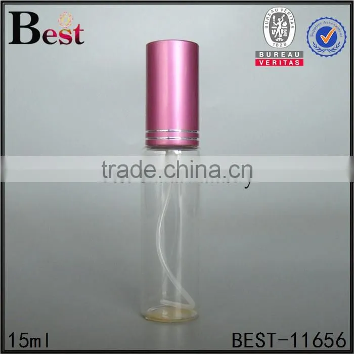 good products 30ml cosmetic perfume spray bottle blue perfume spray bottle aluminum cap refillable perfume spray bottle 30ml
