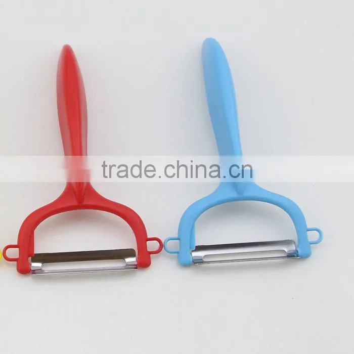 14cm Stainless Steel Blade Plastic Handle Fruit Peeler