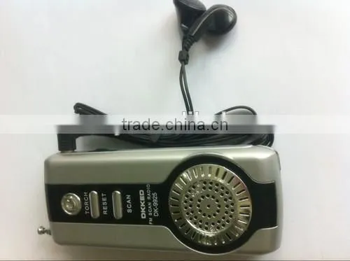 Auto sacn FM radio for iphones and ipods with earphones