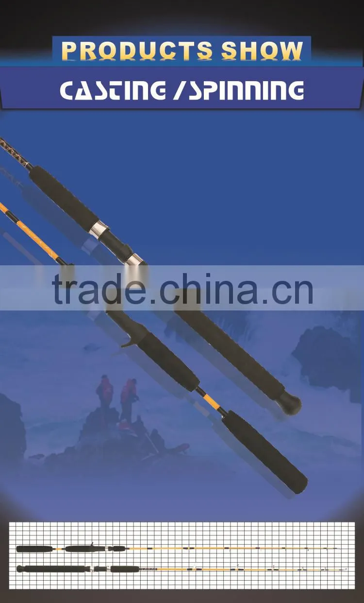 fiberglass fishing rod, casting/spinning fishing rod ,fiberglass solid rod