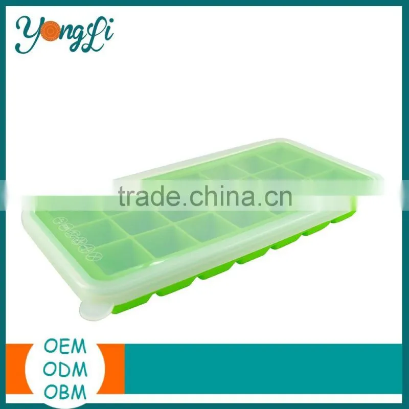 Free Shipping Silicone Baby Food Storage Freezer Tray Multiportion Ice Pop Container Multiportion Freezer Tray