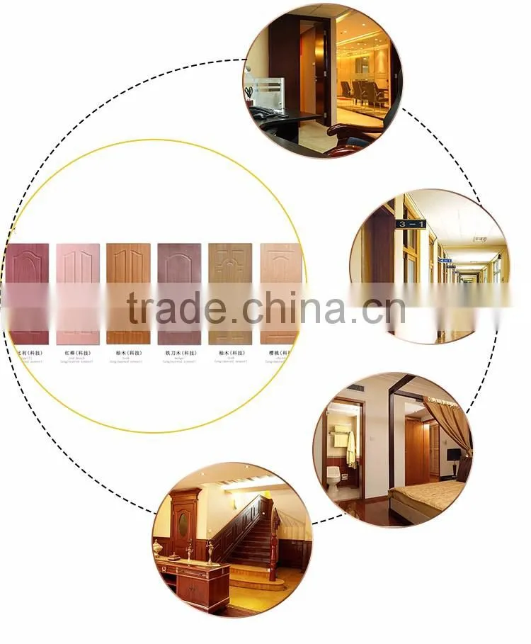 various types hdf molded smooth door skin