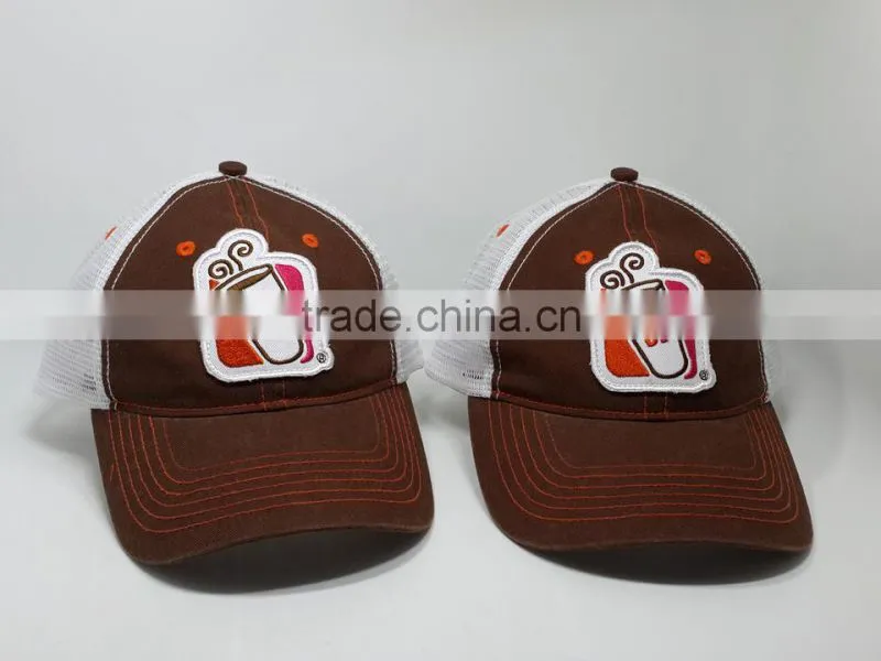 2017 mesh trucker hats with embroidery patch