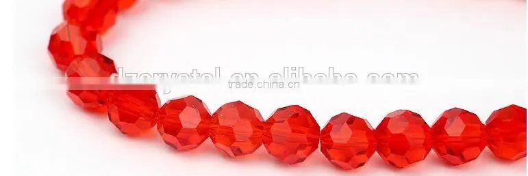 32 faces round crystal bead one hole bead for bracelet