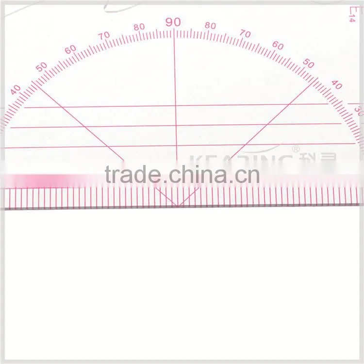 Kearing Luxury plastic Rulers with sandwich line scale rulers 1/4,1/5 #8545