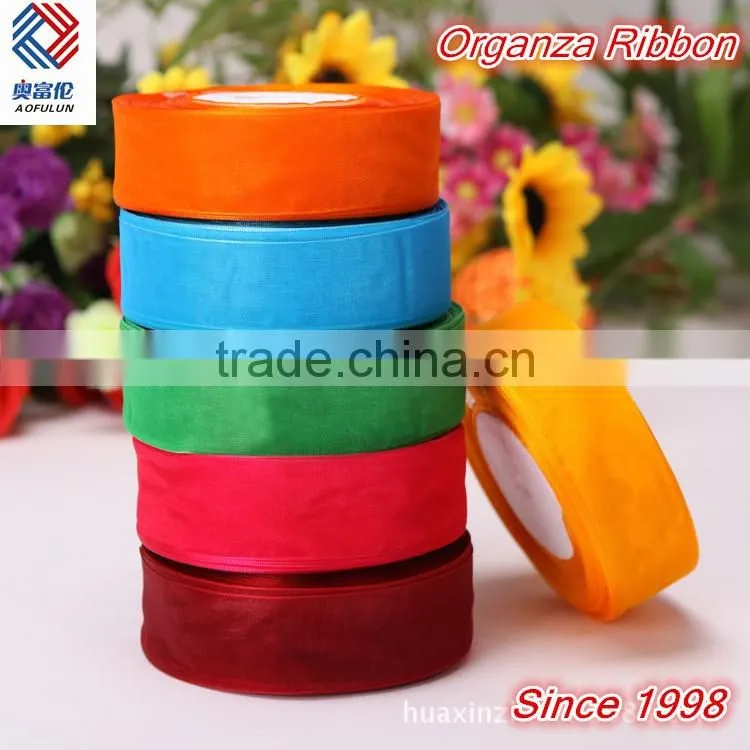 Wholesale Christmas decoration organza ribbon