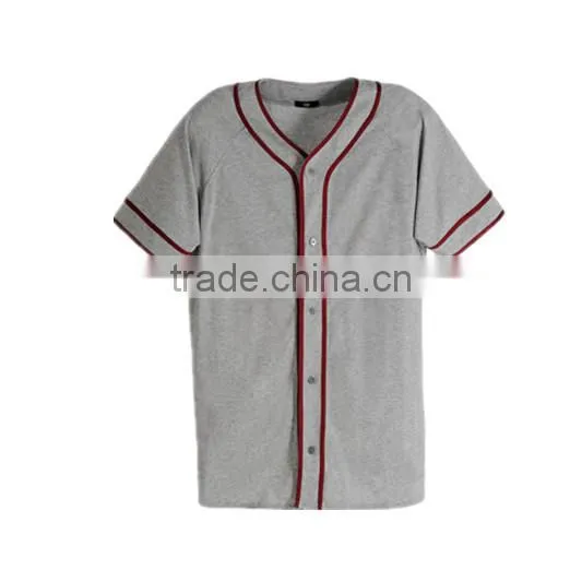 Cannda baseball buttons shirt baseball jersey wholesale for men