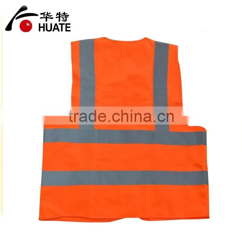 reflective LED vest for cycling/reflective garment/safety vest/orange vest