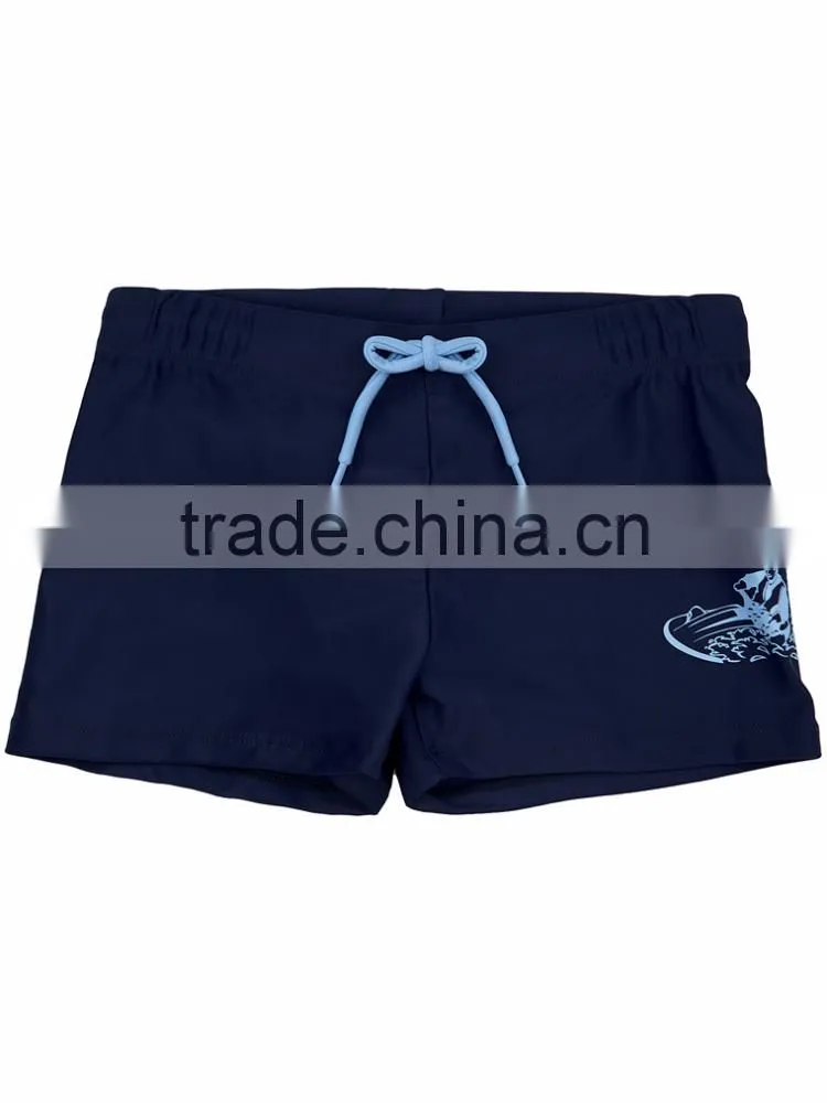 Boy natural red swim shorts beachwear
