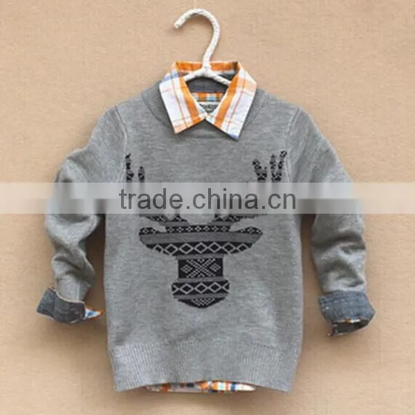 Goods For Children Clothes 2015 Autumn Winter Children's Clothing Pullovers Boys Sweaters