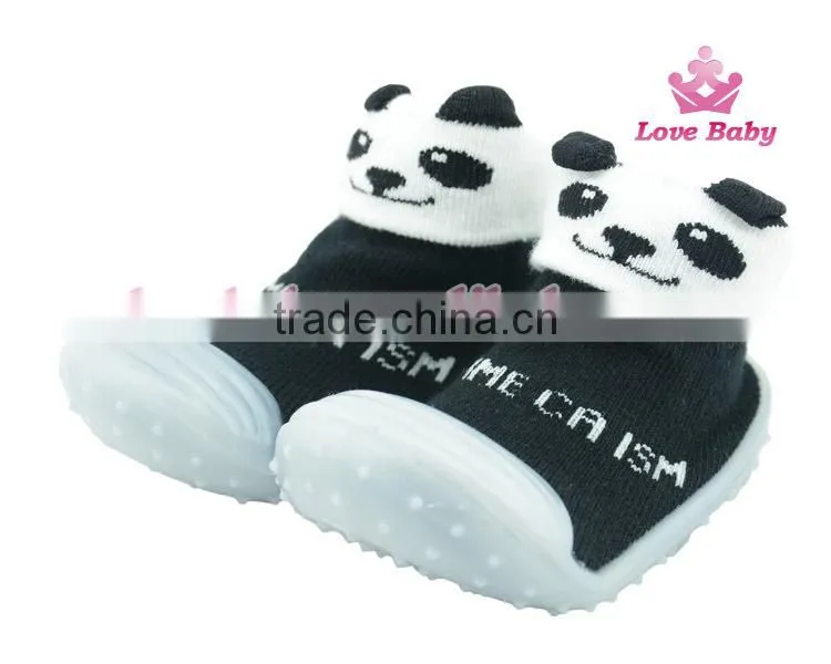 Boutique wholesale mix colors animal newborn rubber gum sole shoes