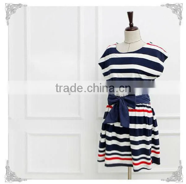 Latest Elegant Casual Cotton Striped stylish African Dresses
