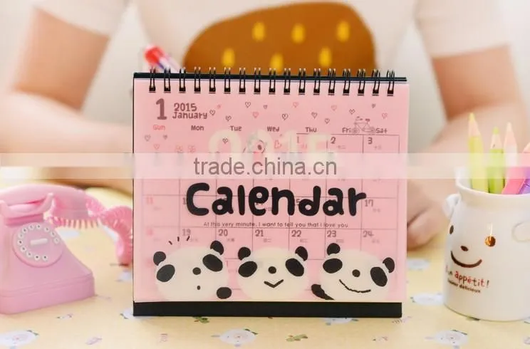 Cheap wholesale wall calendar/desk calendar/2015 calendar OEM printing