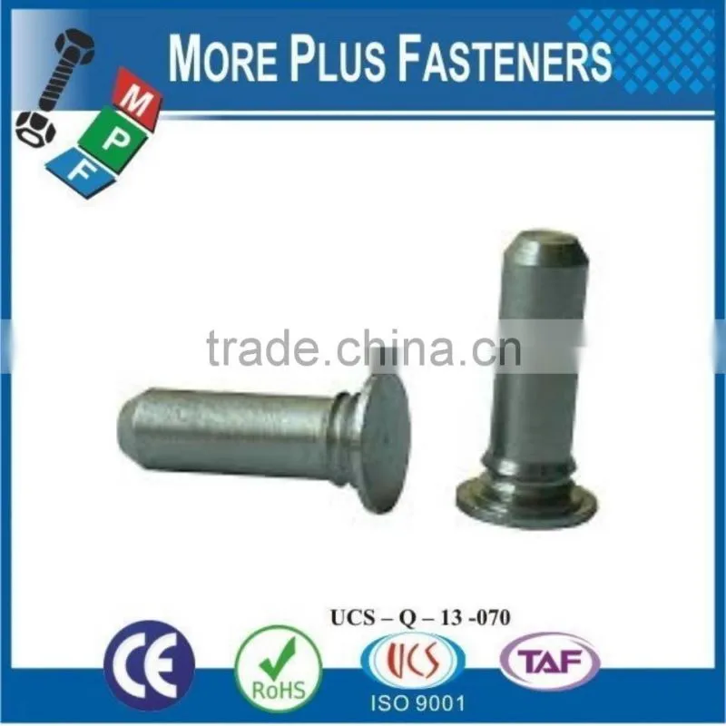 Made in Taiwan Stainless Steel Flush Mounted Non Threaded Self Clinching Pilot Pin