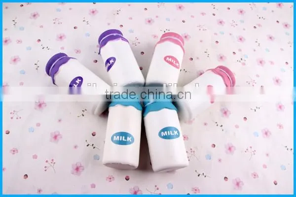 Super quality PU milk bottle slow rising squishy toys